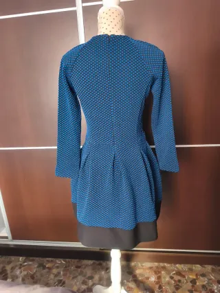 Vestido Rosalita McGee azul y negro