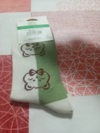 Calcetines BUENSOCKS Verde y Blanco