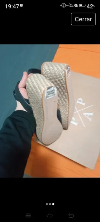 Sandalias Popa Negras Talla 38