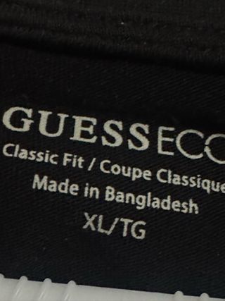 Camiseta Guess Talla XL Rayas Grises