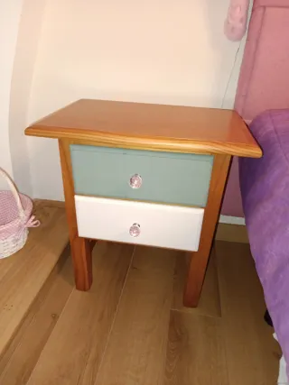 Mesilla de noche madera