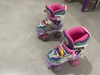 Dos Patines Niña Talla EUR 30-33 / US 10-13J