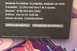 MacBook Pro 15” Retina