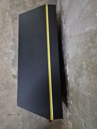 Baúl metálico para remolque 91x31x31cm