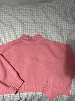 Jersey rosa cuello alto