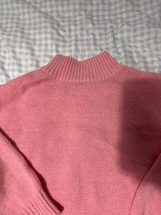 Jersey rosa cuello alto