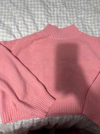 Jersey rosa cuello alto