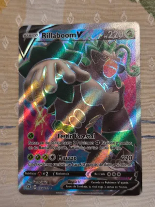 Carta Pokémon Rillaboom V 175/197
