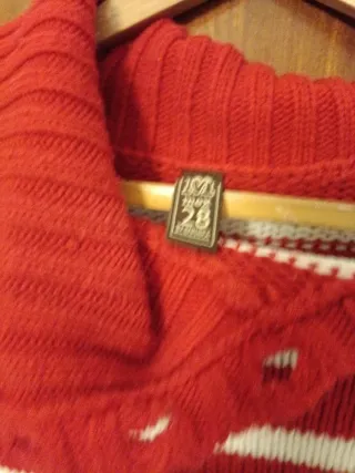 Jersey rayas rojo y blanco