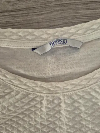 Blusa Tiffosi Branca Manga Comprida