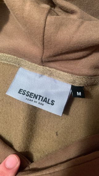 Sudadera Essentials Marrón