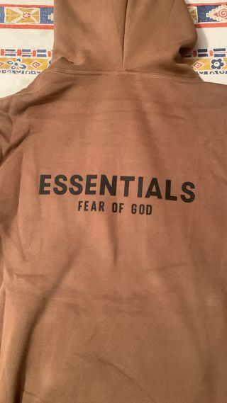 Sudadera Essentials Marrón