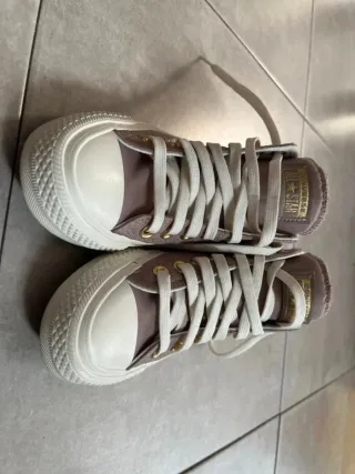 Converse Tenis Rosas y Dorados