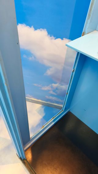 Cabina Teléfono Vintage Grande Azul