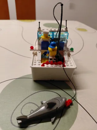 Lego System 4011 Barco Flotante Tiburón