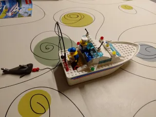 Lego System 4011 Barco Flotante Tiburón
