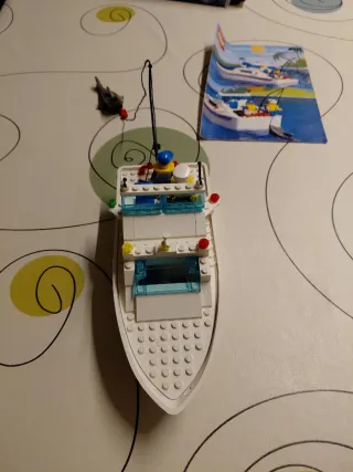 Lego System 4011 Barco Flotante Tiburón