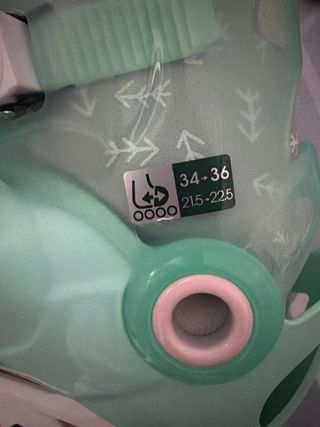 Patines Oxelo Talla 34-36 Mint