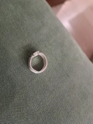 Anillo malla Tous Oso Plata