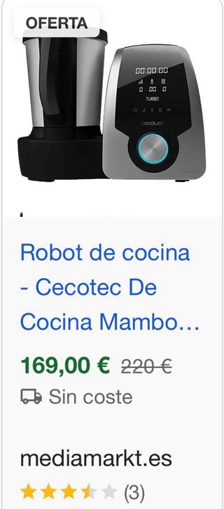 Robot Cocina Cecotec Mambo