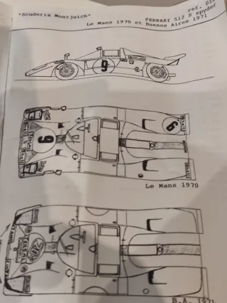 Kit MPA 1/43 Ferrari 512 S Le Mans 1970