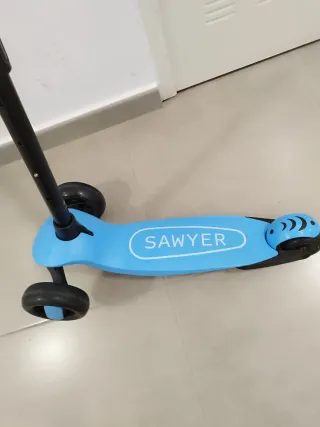 Patinete infantil Sawyer 3 ruedas azul