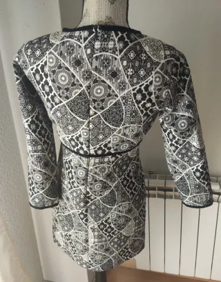 Vestido estampado Zara TRF