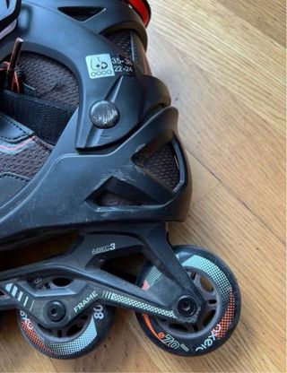 Patines en línea y protecciones