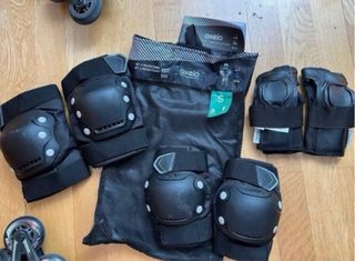 Patines en línea y protecciones