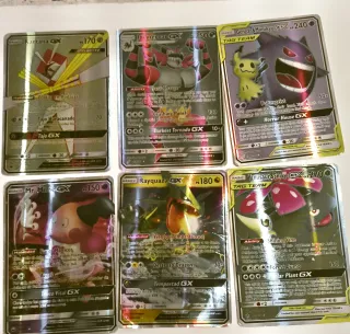 6 Cartas Pokémon GX (Tag Team)