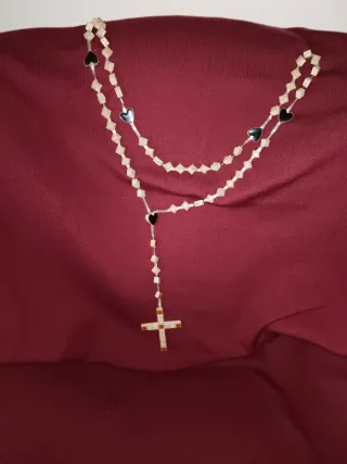 Rosario artesanal teselas vintage 4