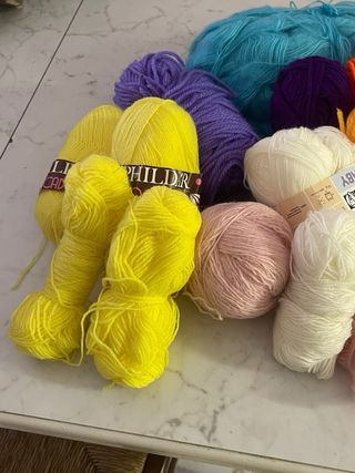 Gomitoli lana vari colori e spessori