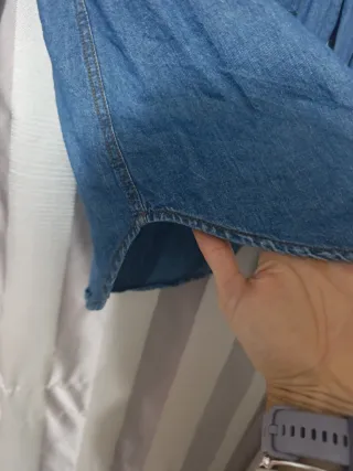 Camisa vaquera Pull&Bear azul