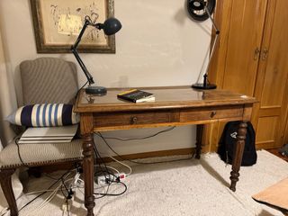 Escritorio frances madera roble lavada  Luis XVI