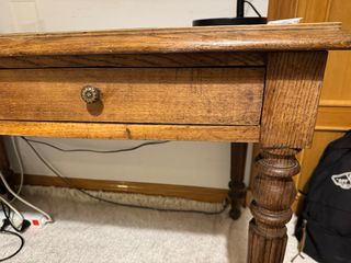 Escritorio frances madera roble lavada  Luis XVI