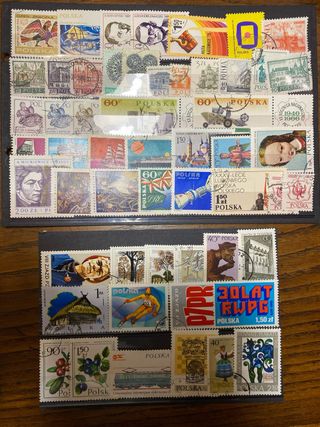 60 sellos de Polonia