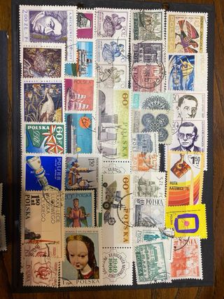 60 sellos de Polonia