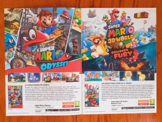 Folleto Super Mario Nintendo Switch (Odissey Kart)