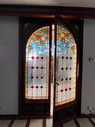 Puerta y Ventana emplomada artesanal