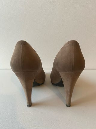 Sapatos Tod's, cor Taupe, Salto Alto