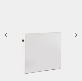 Mesa comedor plegable rectangular lacada blanca