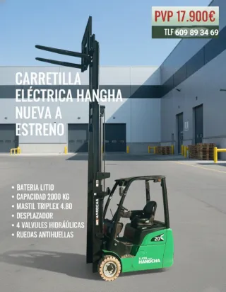 CARRETILLA ELECTRICA LITIO..NUEVA