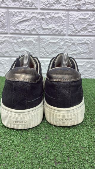 Scarpe donna nere e oro