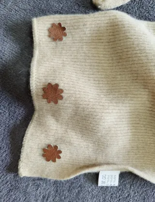 Conjunto bufanda y guantes mujer