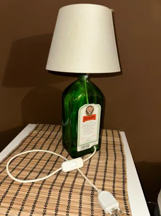 Lampada Jägermeister in Vetro e Tessuto