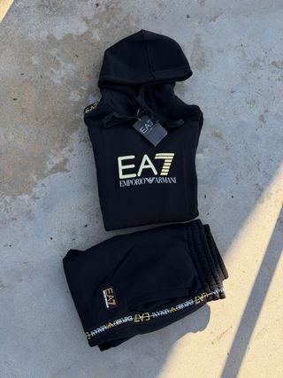 Conjunto Deportivo EA7 Emporio Armani Negro
