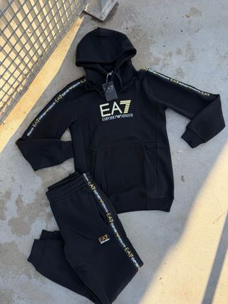 Conjunto Deportivo EA7 Emporio Armani Negro