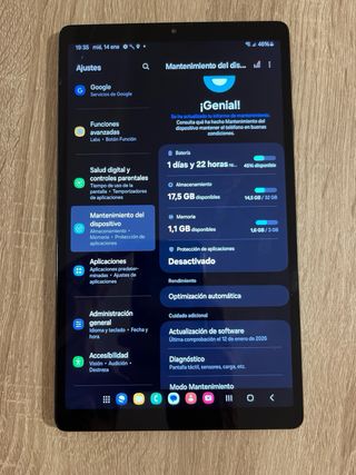 Tablet Samsung Galaxy Tab A7 Lite Negra