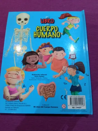 LIBRO EDUCATIVO 23X28CM COL EL CUERPO