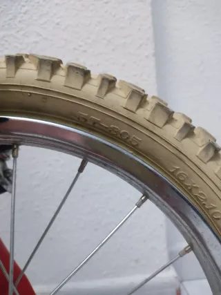 Bicicleta Infantil Roja 16 Pulgadas